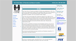 Desktop Screenshot of crisis-clinic.org